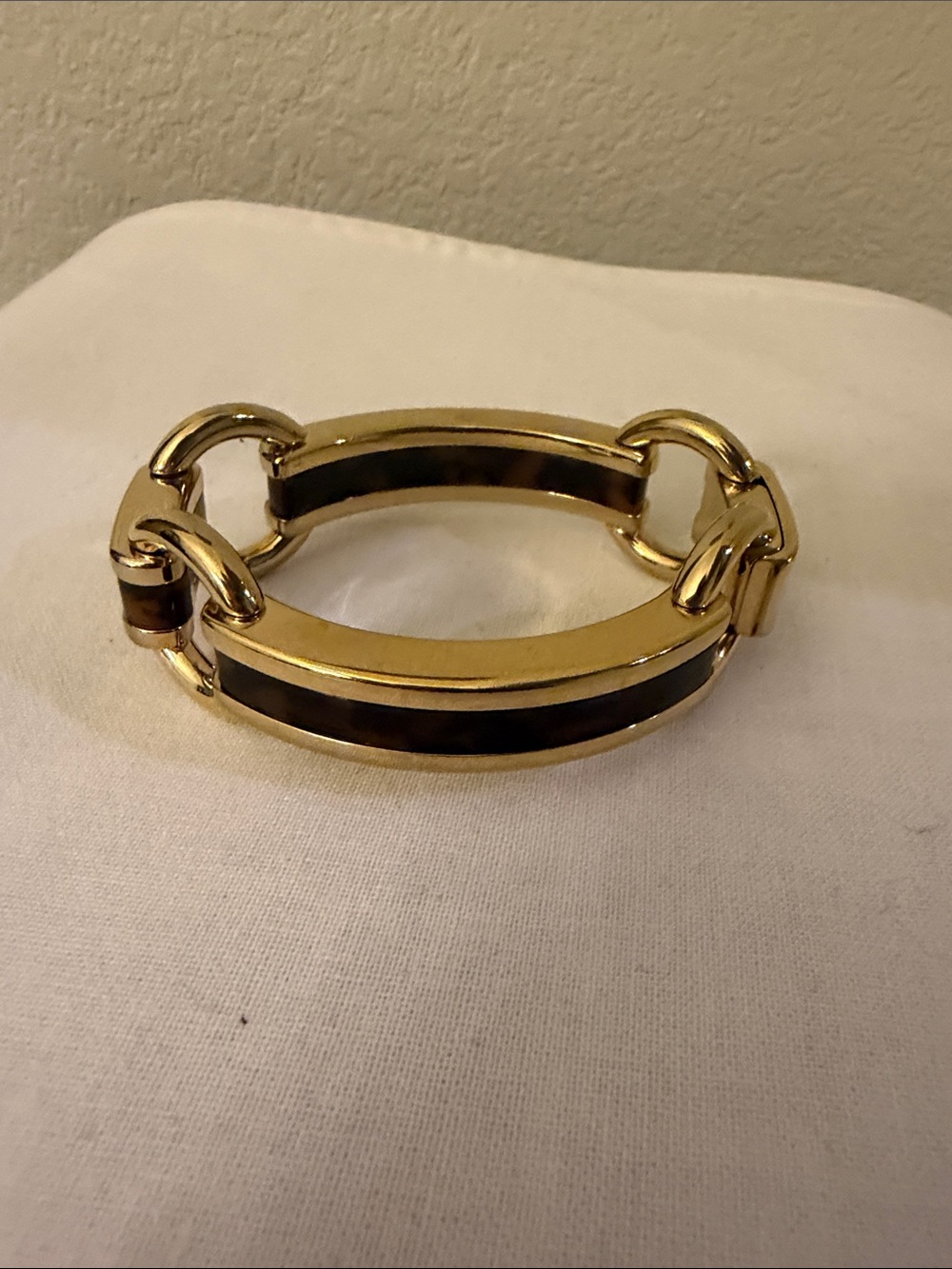 VINTAGE Michael Kors Gold-Tone and tortoise Bracelet
